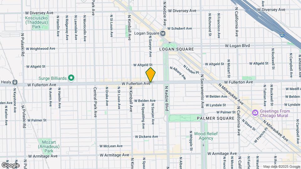 3245-3247 W Fullerton Ave Map and Location Details