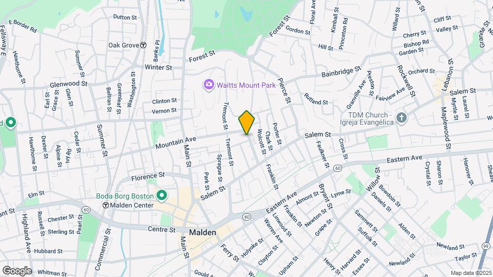 34 Page St, Unit 1 Map and Location Details