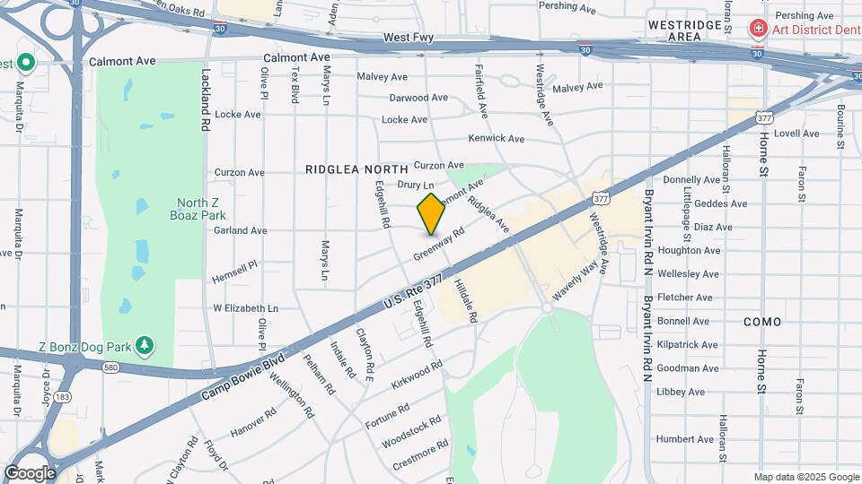 6400 Greenway Rd Map and Location Details