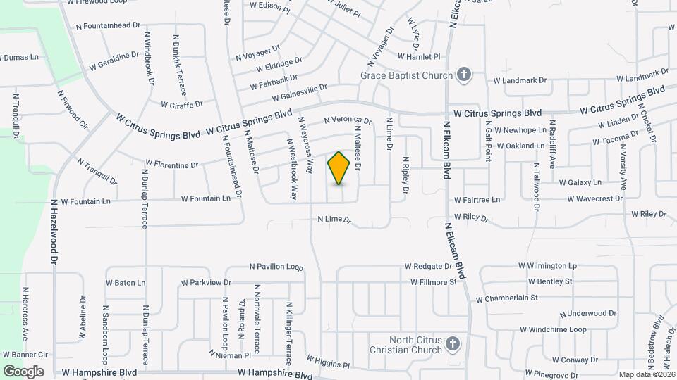 7076 N Regent Terrace Mapa y Detalles de la Ubicación