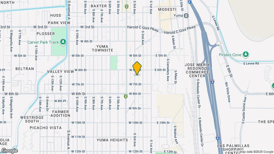 643 S Orange Ave Map and Location Details