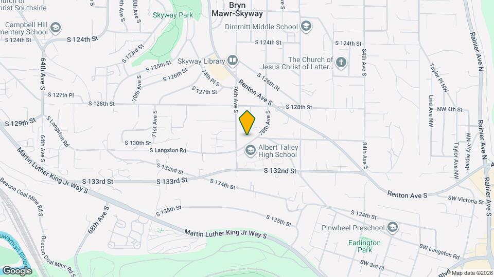 7616 S Langston Rd Map and Location Details