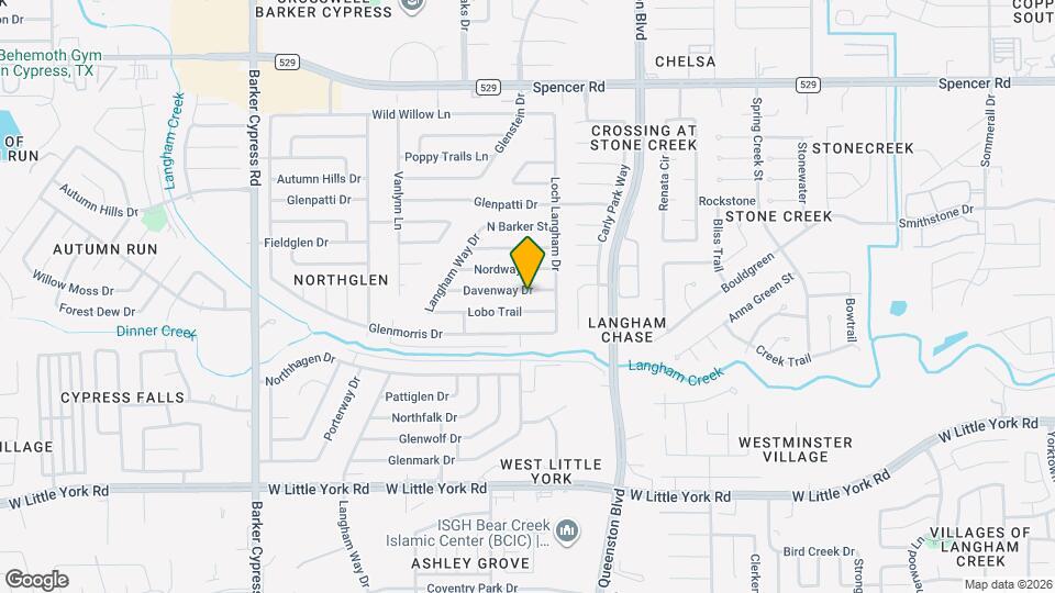 17327 Davenway Dr Map and Location Details