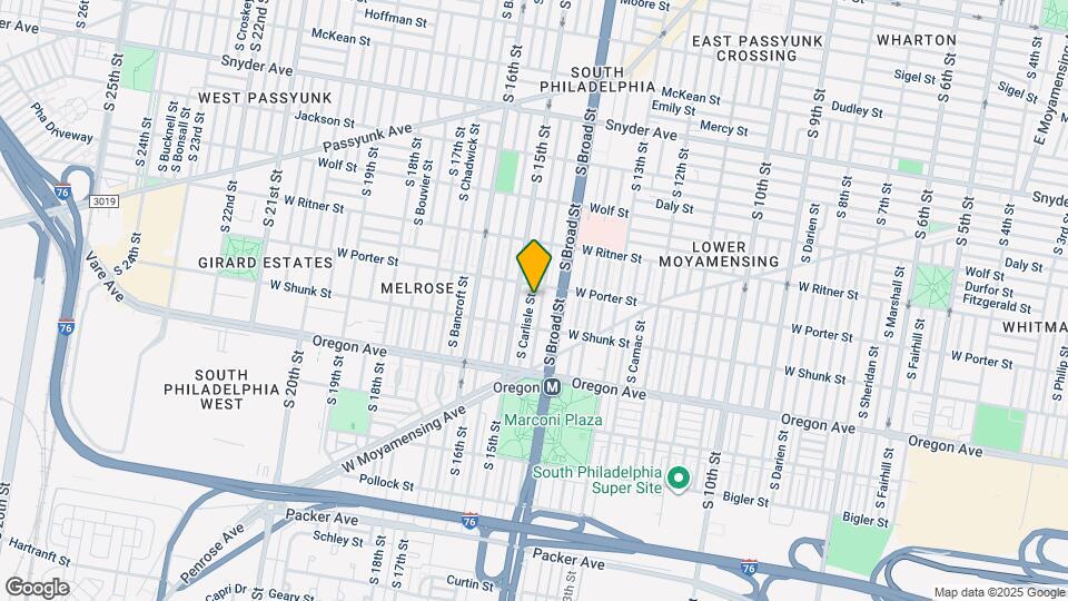 2517 S Carlisle St Map and Location Details
