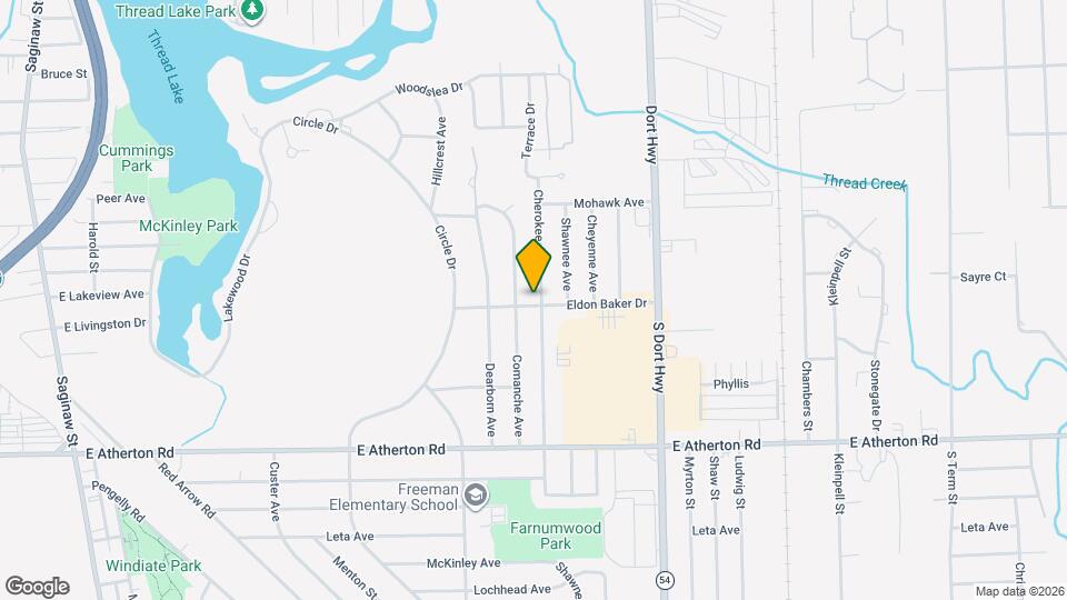 3214 Cherokee Ave Mapa y Detalles de la Ubicación