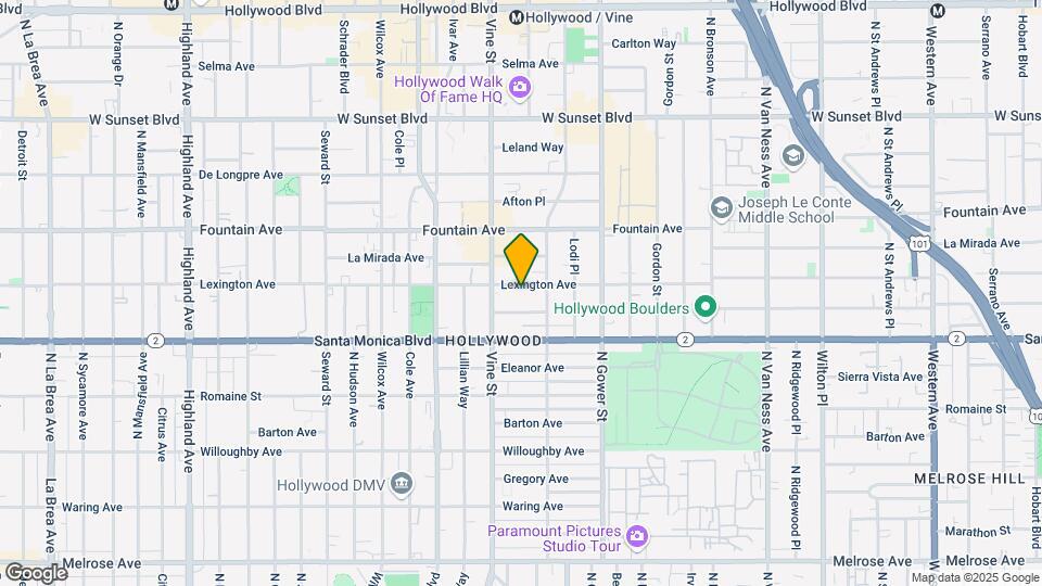 2018 Fourplex in Prime Hollywood Map and Location Details