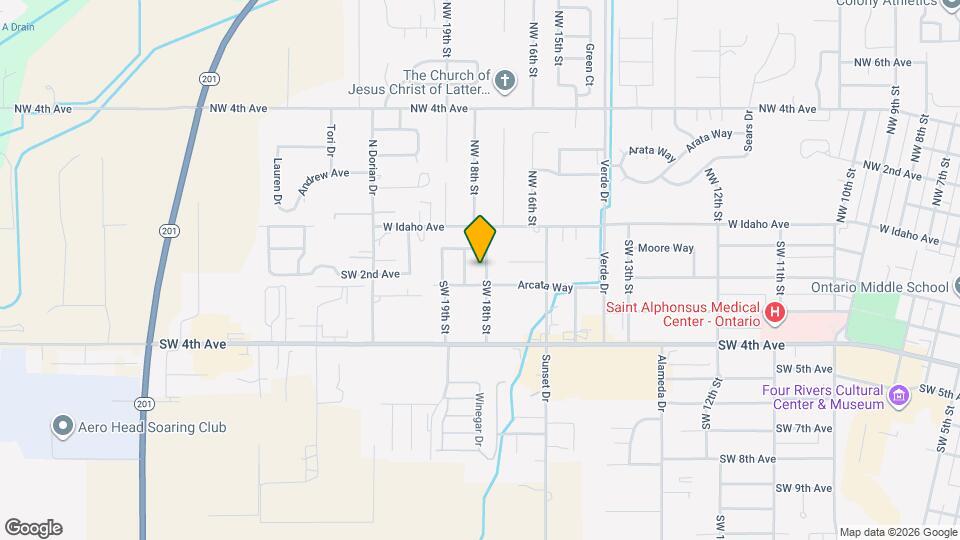 161 SW 18th St Map and Location Details