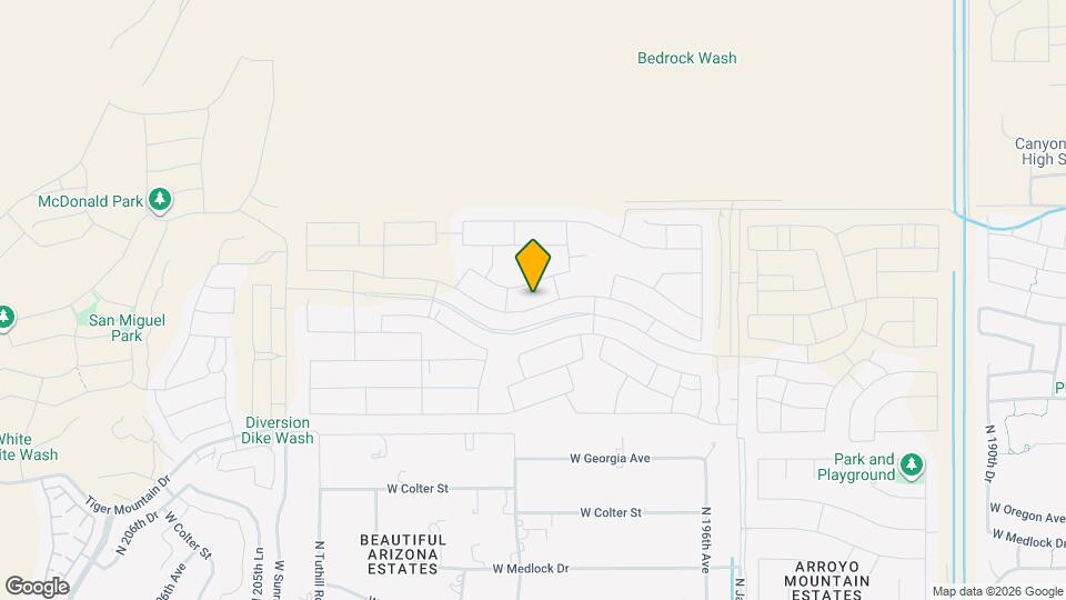 19842 W Badgett Ln Map and Location Details