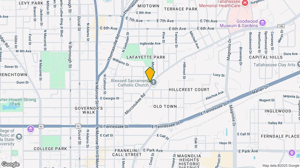 654 Miccosukee Rd Map and Location Details