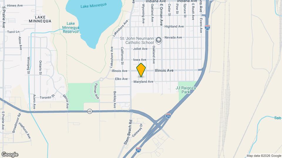 2726 Poplar St Map and Location Details