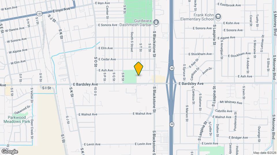 941 S T St Map and Location Details