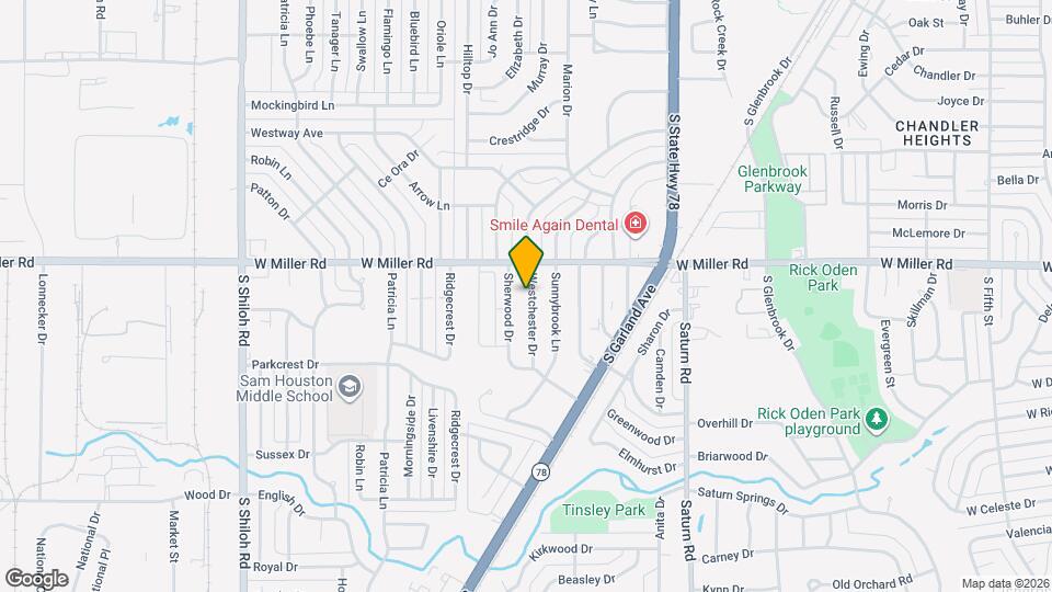 2025 Westchester Dr Map and Location Details