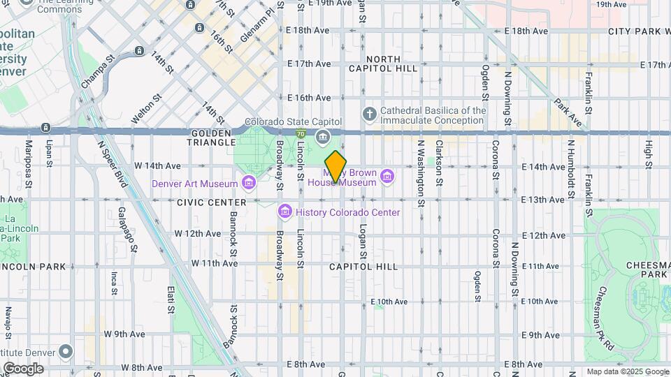 1329 N Grant St Map and Location Details
