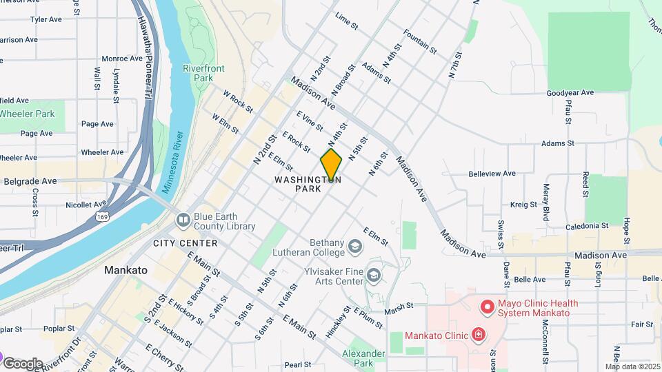 614 N 5th St Map and Location Details