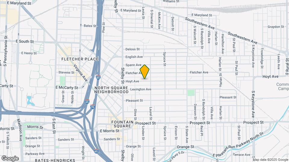 1340 Hoyt Ave Map and Location Details