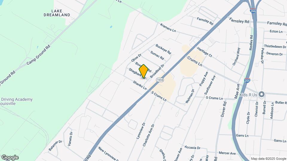 3400 Shagbark Rd Map and Location Details