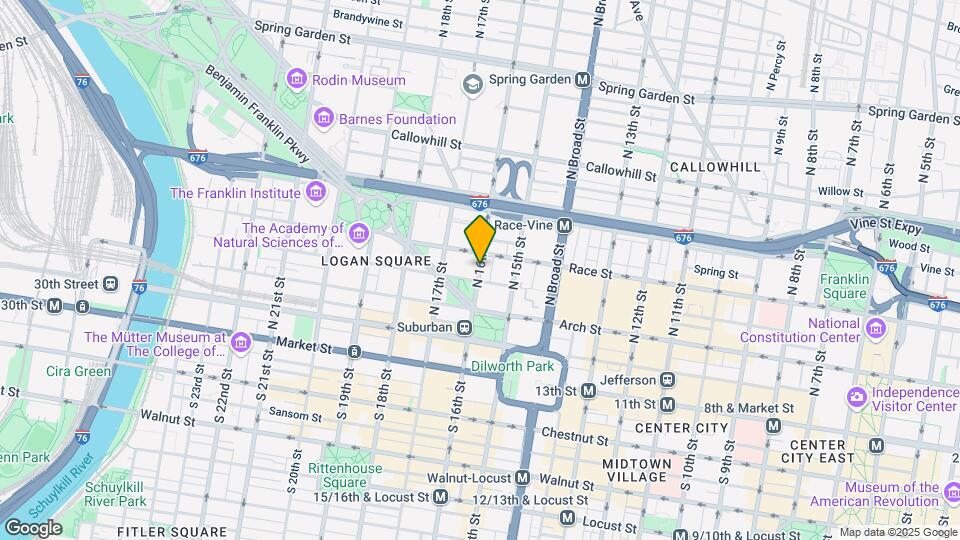 204 N 17th St Map and Location Details
