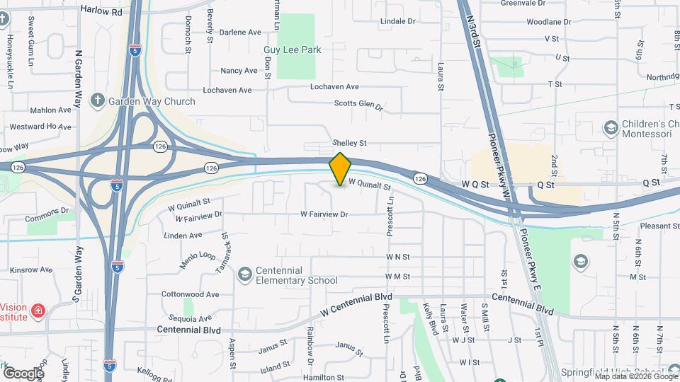 723 W Quinalt St Map and Location Details