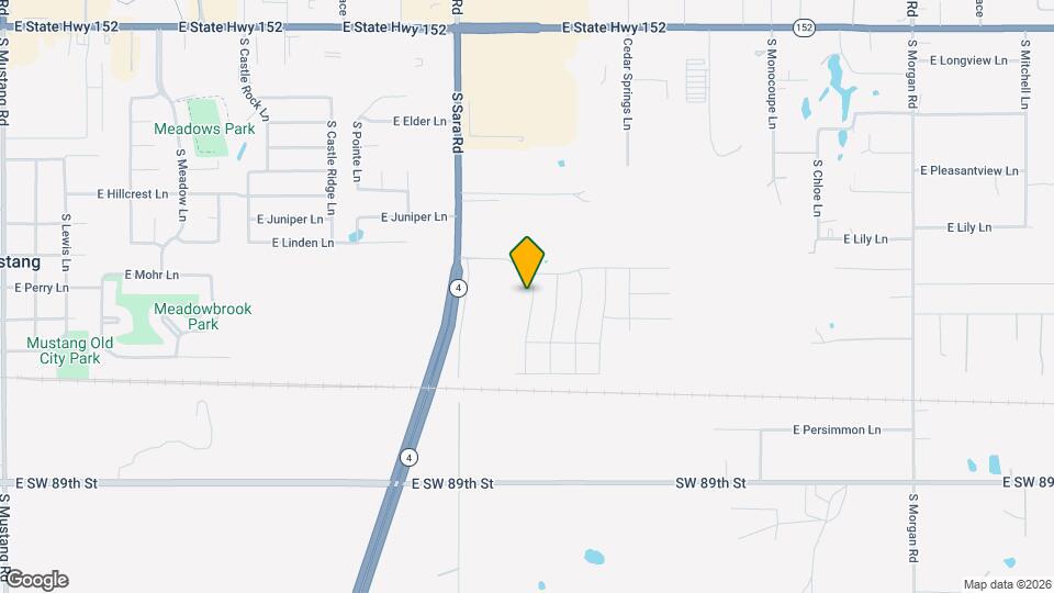 933 S Blackjack Ln Map and Location Details