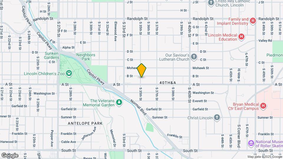 1358 S 35th St Map and Location Details