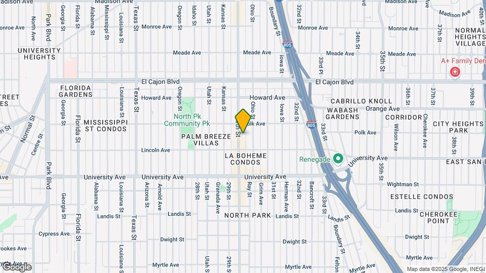 4049-55 30th St Map and Location Details