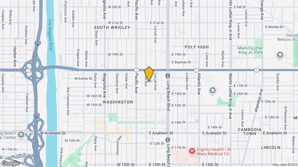 1708 Pine Ave Map and Location Details