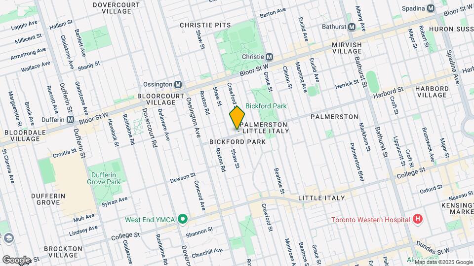 360 Harbord St Map and Location Details