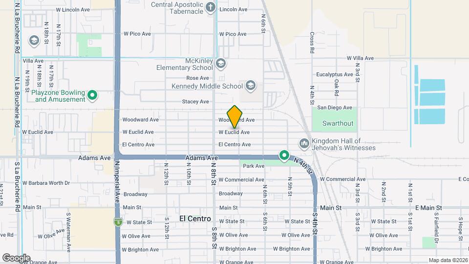 708 W Euclid Ave Map and Location Details