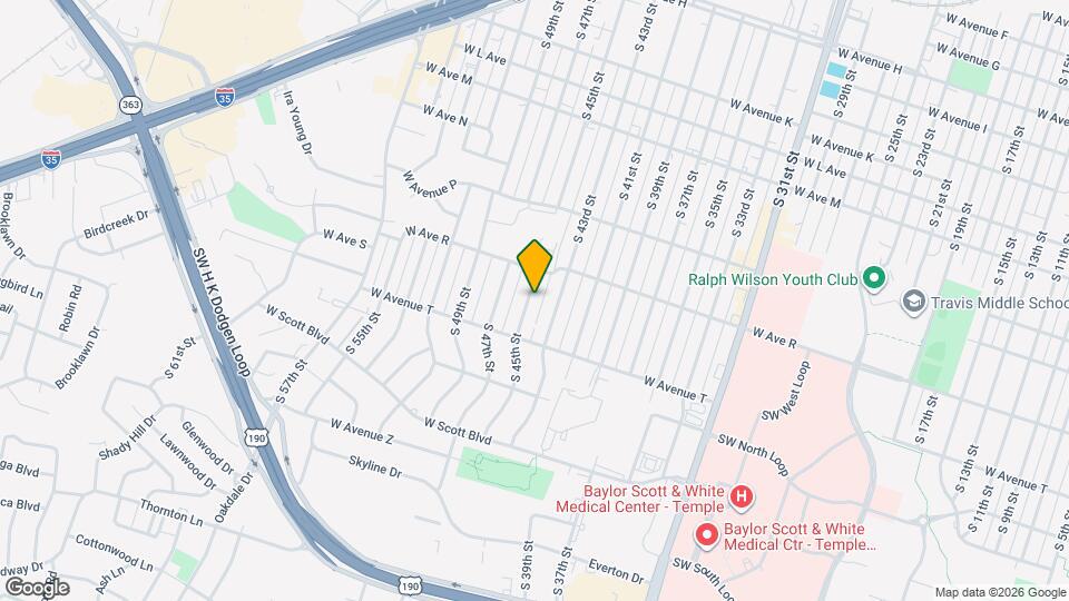 1817 S 45th St Map and Location Details