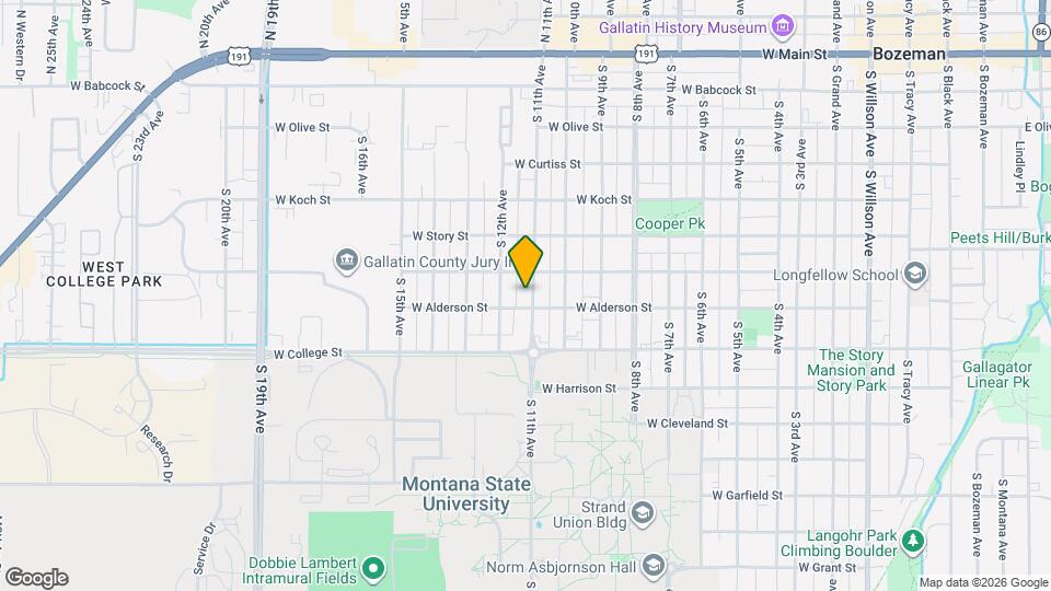 615 S 11th Ave, Unit B Map and Location Details