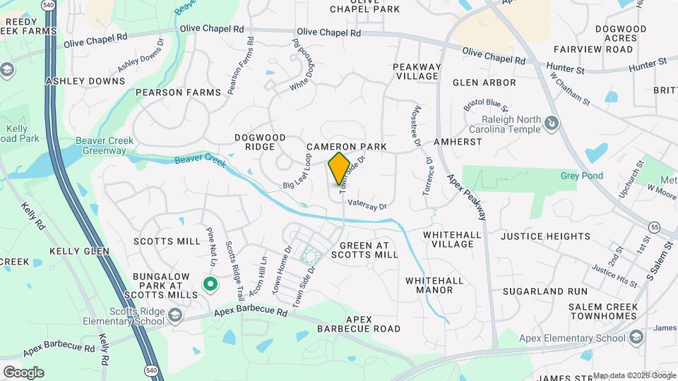 912 Town Side Dr Map and Location Details