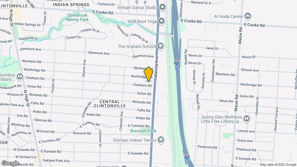 624 Chatham Rd Map and Location Details