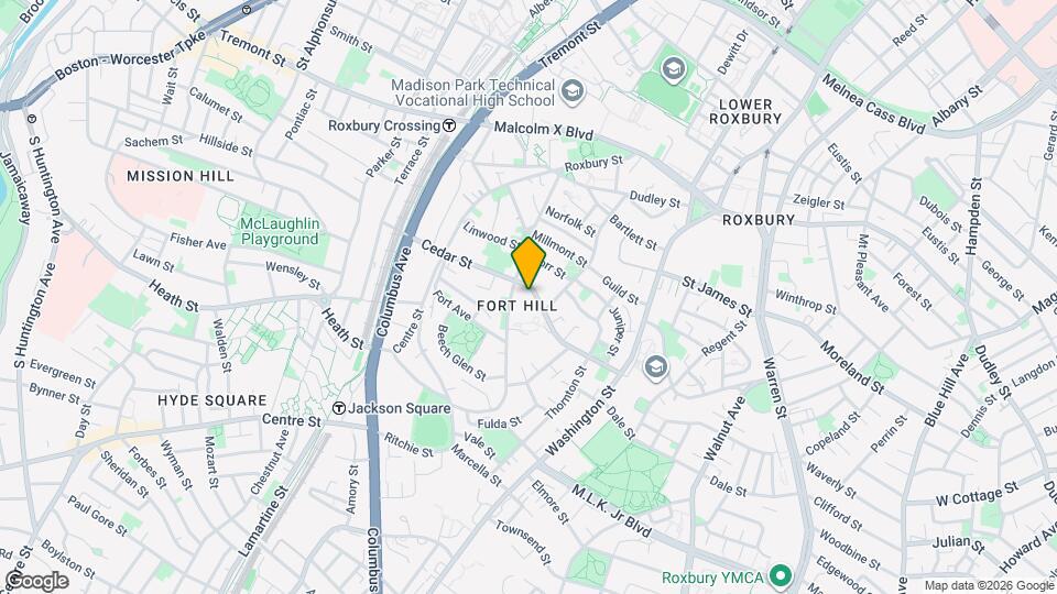 88 Cedar St Mapa y Detalles de la Ubicación