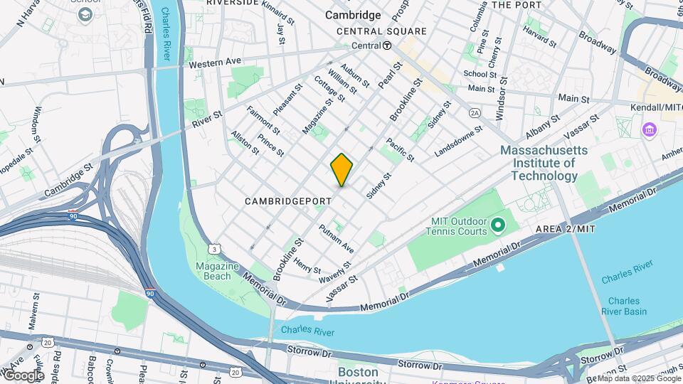 214 Brookline St, Unit 1 Map and Location Details