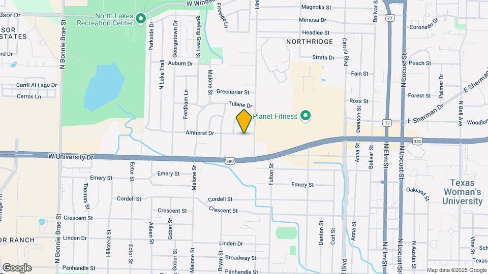 1213 Amherst Dr Map and Location Details