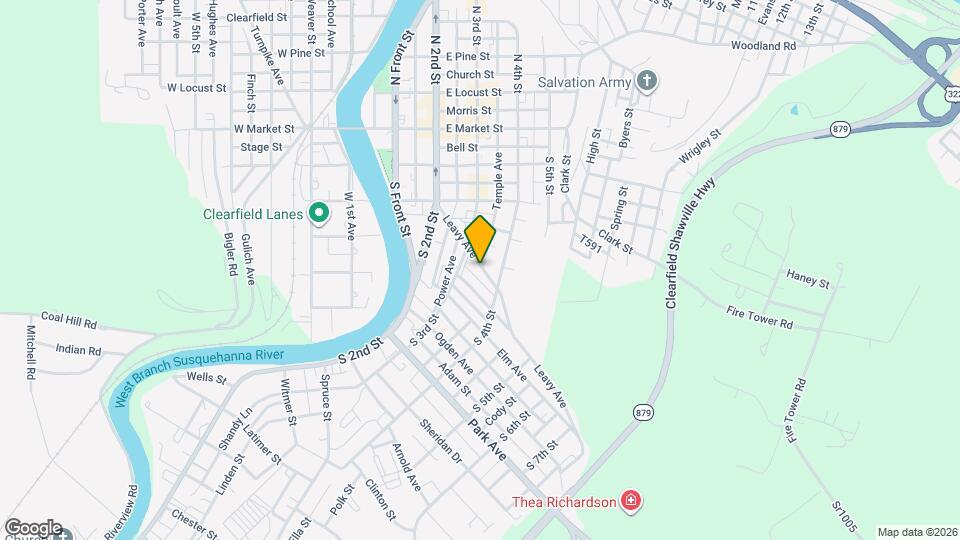 303 Leavy Ave Map and Location Details