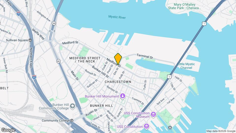 262 Medford St, Unit 6 Map and Location Details