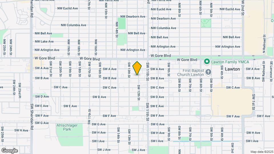 1203 SW B Ave Map and Location Details