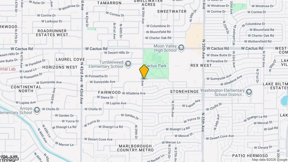 3849 W Poinsettia Dr, Unit 148 Map and Location Details