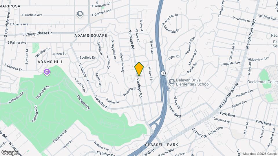 4234 Verdugo Rd Map and Location Details
