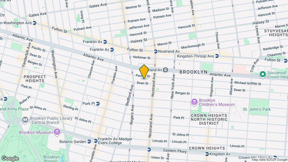 1159 Dean St, Unit 4E Map and Location Details