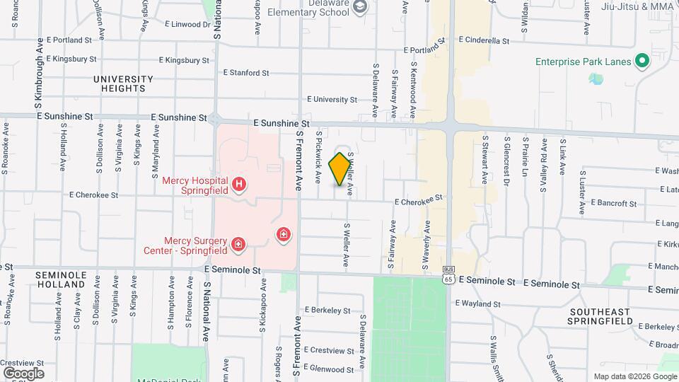 1950 S Collinson Ave Map and Location Details