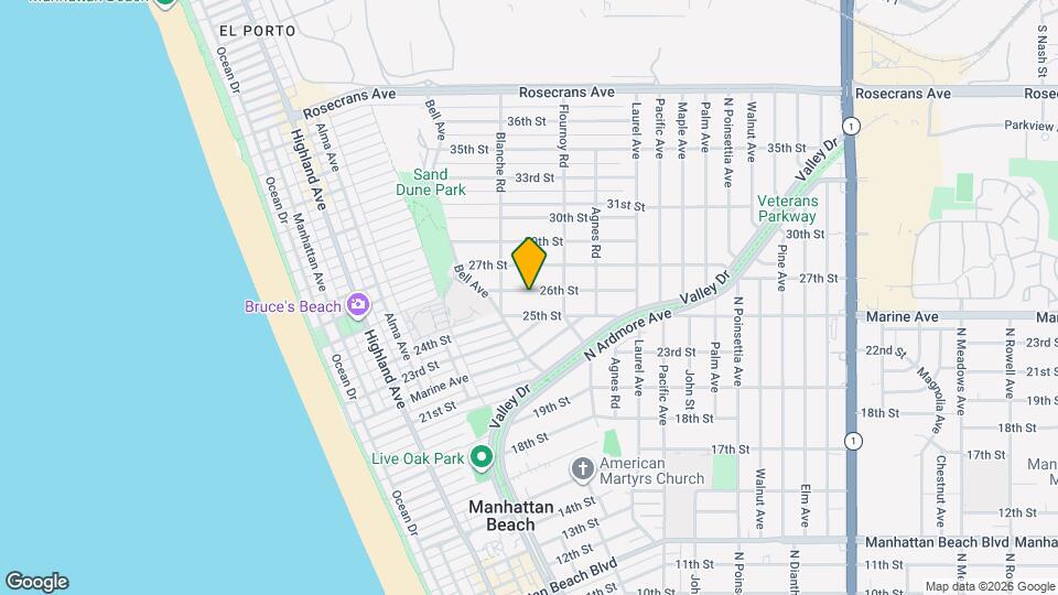 628 26th St Map and Location Details