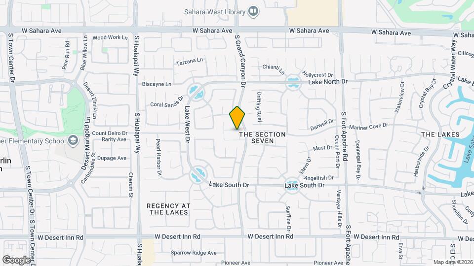 9713 Cascade Falls Ave Map and Location Details