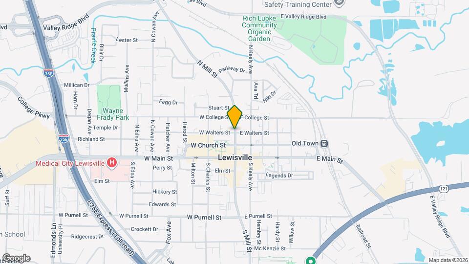 309 N Mill St Map and Location Details