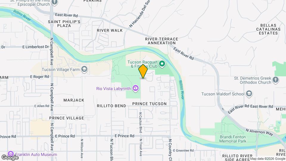 2820 E Sierra Vista Rd Map and Location Details