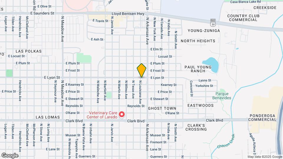 2701 E Lyon St Map and Location Details