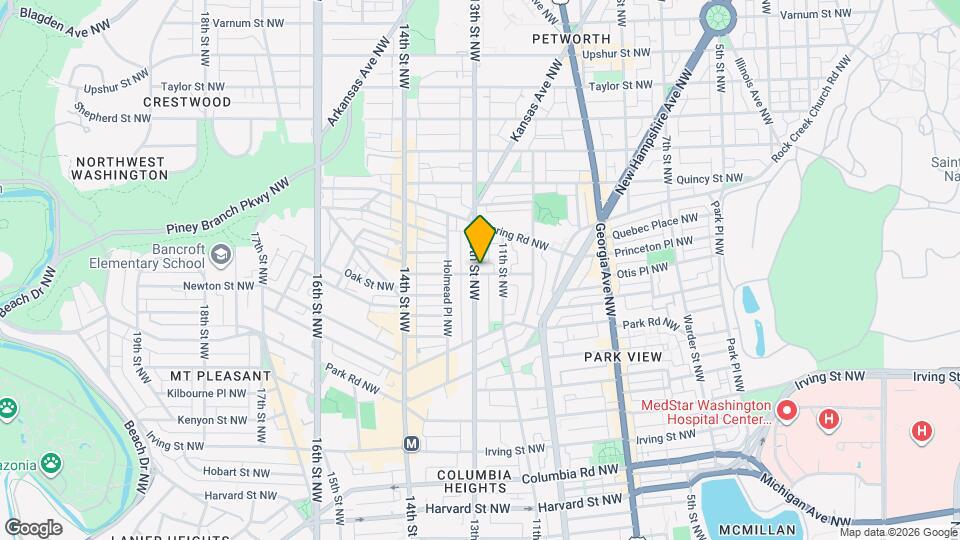 3603 13th St NW Map and Location Details