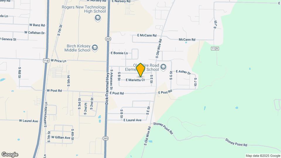 407 E Marietta Ct Map and Location Details