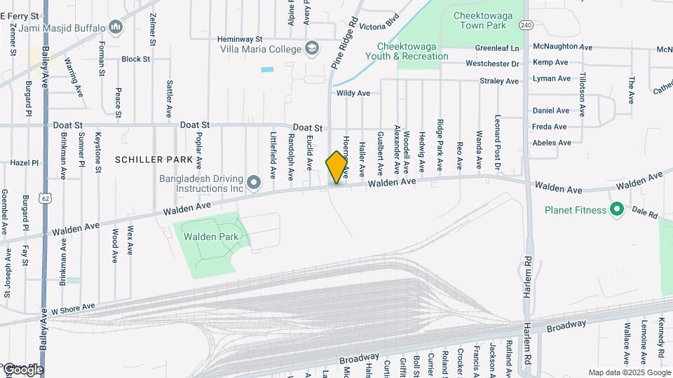 1085 Walden Ave Map and Location Details